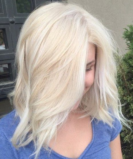 Chamomile Blonde Hairstyles | Blonde Haircuts | Pinterest | Blonde With Regard To Chamomile Blonde Lob Hairstyles (View 1 of 25)