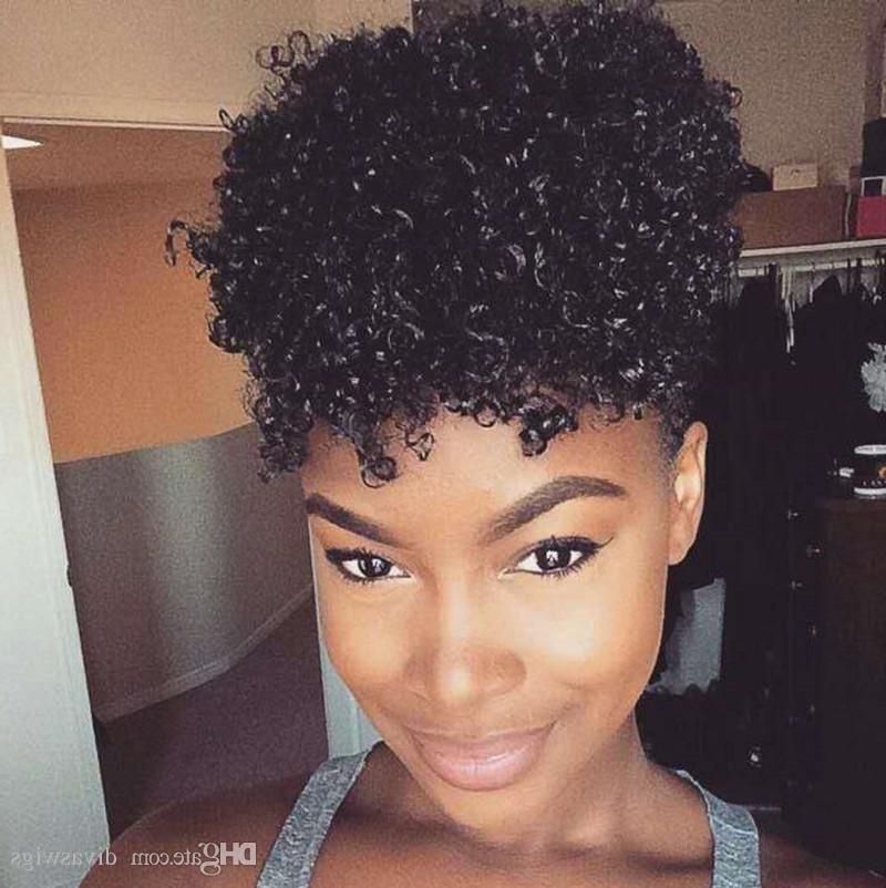 Chic Kinky Curly Natural Human Hair Ponytail 10 16 Inch 120g Afro Within Curly Blonde Afro Puff Ponytail Hairstyles (View 13 of 25)