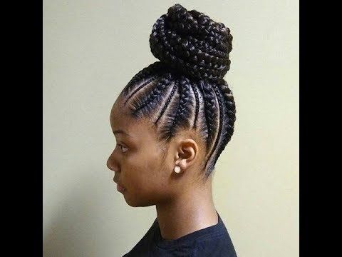 Cornrows And Ponytail African Braids Hairstyles 2018 – Youtube With Regard To Cornrows And Senegalese Twists Ponytail Hairstyles (View 7 of 25)