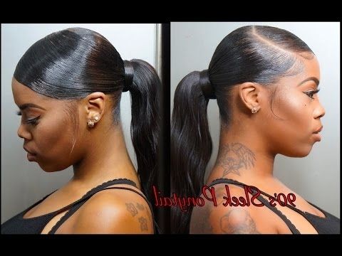 Crochet, Top Knot, Braid Ponytails For All Textures With Regard To Long And Sleek Black Ponytail Hairstyles (View 11 of 25)