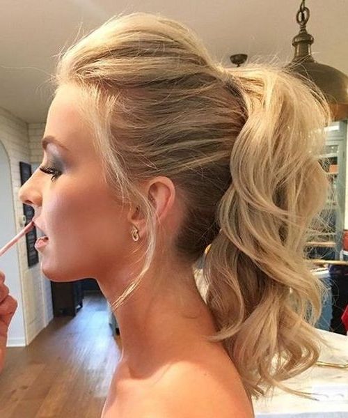 Cute Hairstyles For Medium Hair Never Works Out The Way You Plan Pertaining To Ponytail Hairstyles For Layered Hair (Photo 8 of 25)