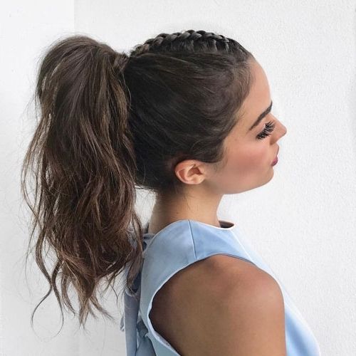 Cute Messy Ponytail Hairstyles | Love Ambie Pertaining To Long Messy Pony With Braid (Photo 11 of 25)