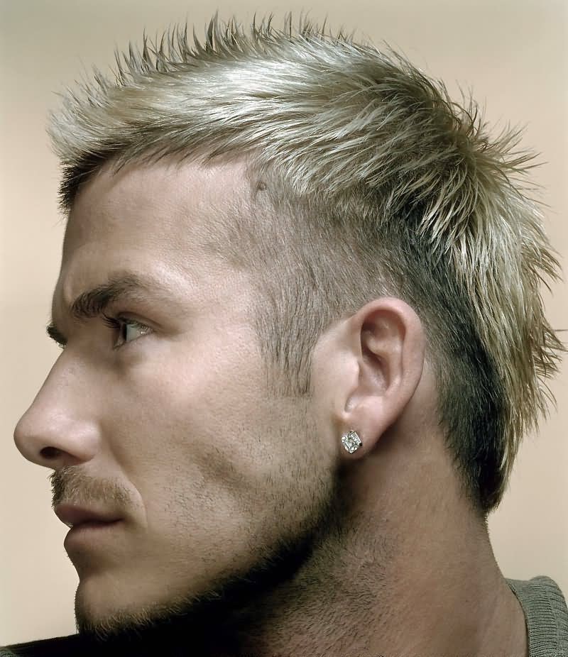 David Beckham Haircut: 20 Best David Beckham Celebrity Hairstyles With Best And Newest Spiked Blonde Mohawk Hairstyles (View 20 of 25)