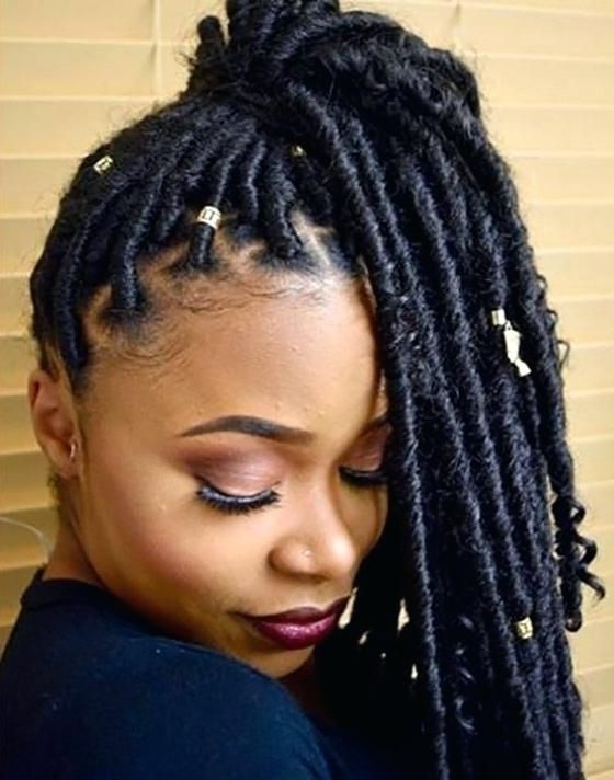 Different Crochet Hairstyles Faux High Ponytail Crochet Braids With Throughout Straight High Ponytail Hairstyles With A Twist (View 21 of 25)