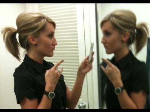 Easy Bumped Ponytail (w/out Teasing Or A Bumpit) – Youtube Regarding Poofy Ponytail Hairstyles With Bump (Photo 5 of 25)