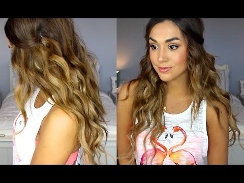 Easy Half Updo | Beachy Mermaid Inspired | Alexandrea Garza – Youtube Pertaining To Beachy Half Ponytail Hairstyles (View 6 of 25)