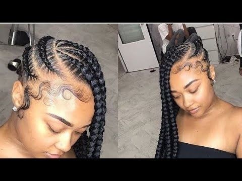 Feed In Side Braids & Side Braided Ponytail – Youtube In Entwining Braided Ponytail Hairstyles (View 8 of 25)