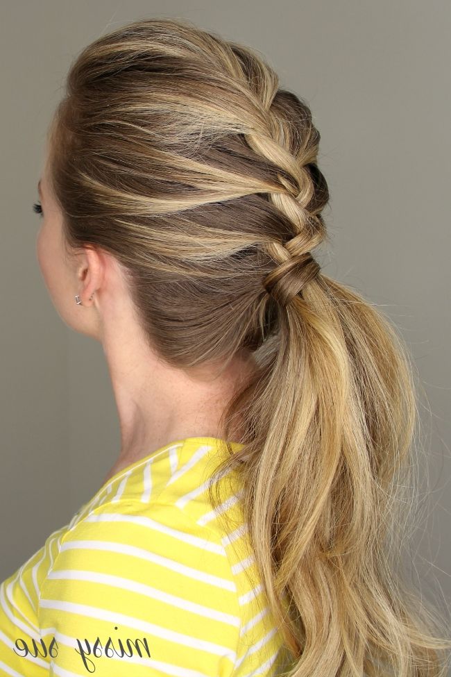 French Braid Ponytail With Regard To French Braid Ponytail Hairstyles (Photo 1 of 25)