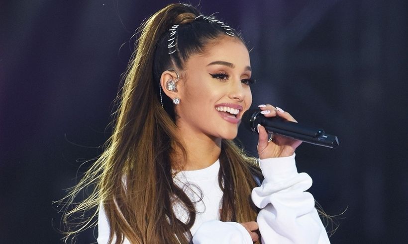 Get The Look: Ariana Grande's Edgy Ponytail With Hair Rings In Grande Ponytail Hairstyles (View 9 of 25)