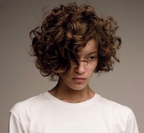 Goal, Grow Out My Pixie Into This Beautiful Curly Bob. | The Throughout Best And Newest Growing Out Pixie Hairstyles For Curly Hair (Photo 17 of 25)