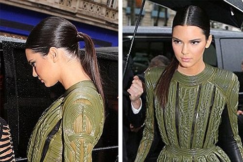 Hair How To: Kendall Jenner's Sleek And Shiny Ponytail – My Beauty With Regard To Sleek And Shiny Ponytail Hairstyles (View 5 of 25)