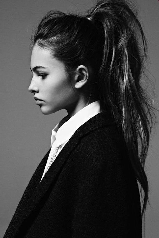 Hair Inspiration: The High Pony In 2018 | Not Your Average Ponytail Throughout High Pony Hairstyles With Contrasting Bangs (Photo 15 of 25)