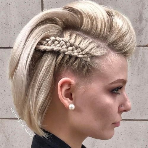 Hairstyle. Stunning Short Prom Hairstyles Inspiration: Short Prom Throughout Macrame Braid Hairstyles (Photo 5 of 25)