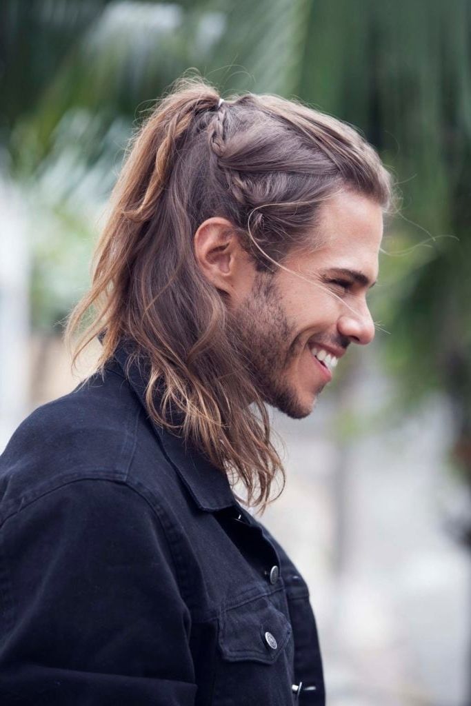 Hairstyles For Men With Thick Hair: 9 Trendy Hairstyles That Rock For Polished Upbraid Hairstyles (View 14 of 25)