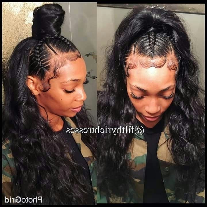 Hairstyles To Do With Weave 97 Best Flawless Hair Buns Updos Images For On Top Ponytail Hairstyles For African American Women (Photo 22 of 25)