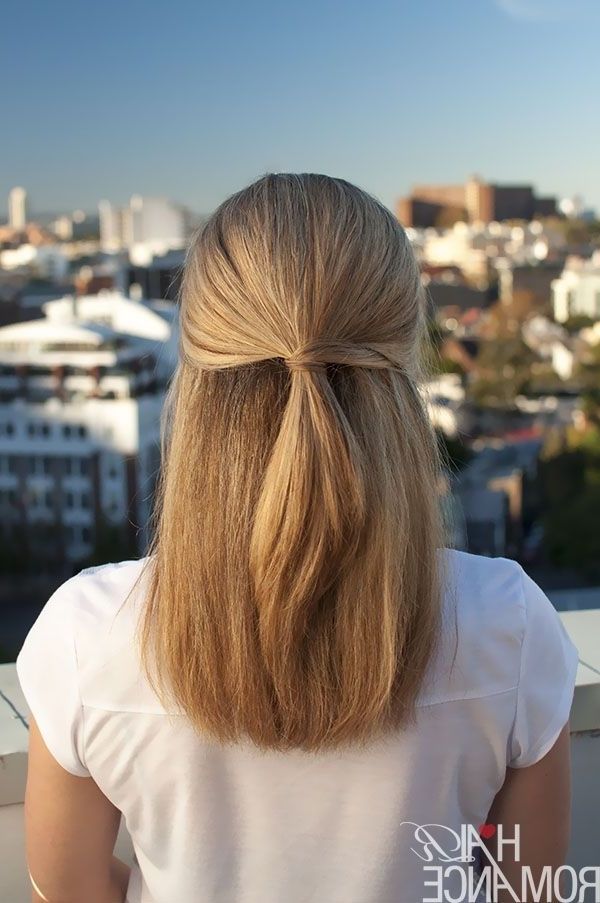 Half Up Hairstyle Inspiration | Hairstyles | Pinterest | Half Within Romantic Half Pony Hairstyles (View 3 of 25)