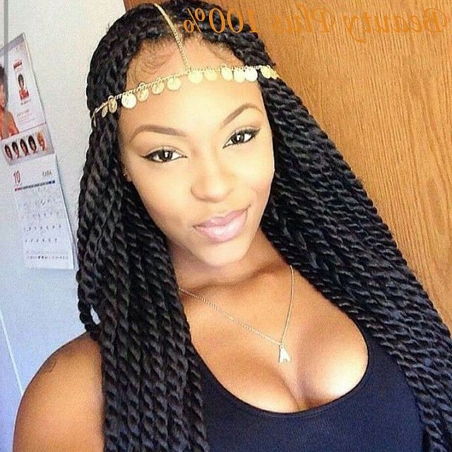 Havana Mambo Twist Crochet Braid Hair 18'' 95g/pack Synthetic Within Black Layered Senegalese Twists Pony Hairstyles (Photo 23 of 25)
