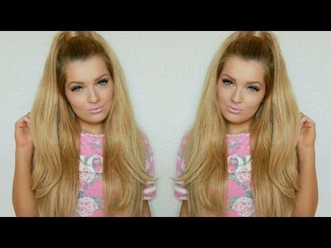 How To Ariana Grande Hairstyle With Luxury For Princess Extensions Throughout Butterscotch Blonde Hairstyles (Photo 23 of 25)