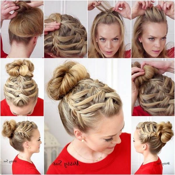 How To Diy Double Waterfall Triple French Braid Hairstyle In Double Floating Braid Hairstyles (Photo 20 of 25)