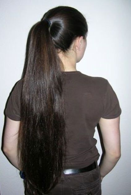 How To Grow Long Healthy Hair | Long Hair Ponytails | Pinterest Intended For Black And Luscious Pony Hairstyles (View 24 of 25)