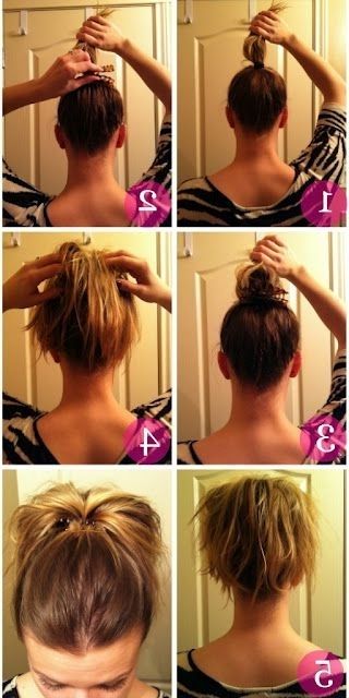 How To Poof A Ponytail Without Teasing Or Hairspray – Use A Small For Updo Ponytail Hairstyles With Poof (View 6 of 25)