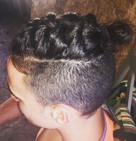 Man Braid Hairstyle Guide: New Braided Man Bun Trend – Man Bun Hairstyle Intended For Curly Pony Hairstyles With A Braided Pompadour (View 12 of 25)