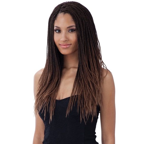 Featured Photo of 25 Best Black Layered Senegalese Twists Pony Hairstyles