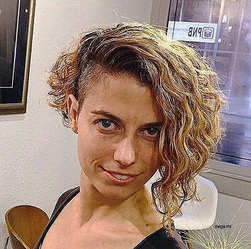 New Asymmetrical Hairstyles For Curly Hair Curly Hairstyles Short In Asymmetrical Curly Ponytail Hairstyles (Photo 18 of 25)