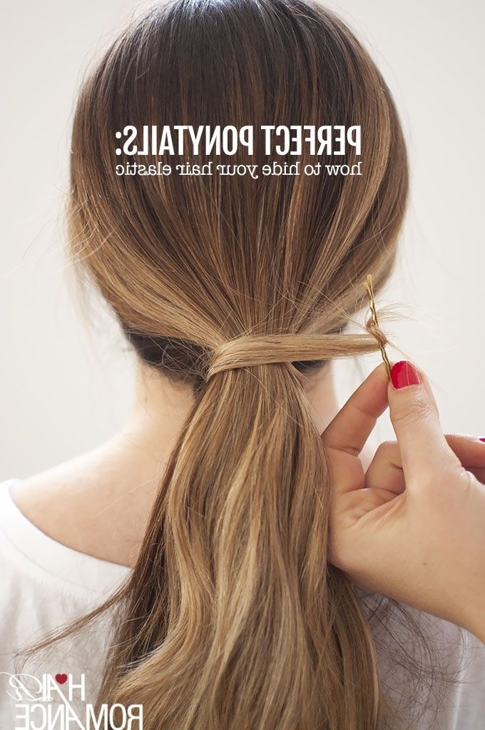 Perfect Ponytails – How To Use A Hair Bungee And Hide Your Hair Pertaining To Wrapped Up Ponytail Hairstyles (View 12 of 25)