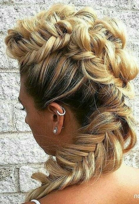 Pinfashion ? Style ? Trends ? On Hairstyles | Pinterest Within Undone Fishtail Mohawk Hairstyles (View 9 of 25)