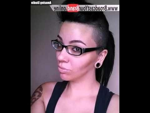 Pompadour Ponytail With Side Undercuts – Youtube For Pompadour Pony Hairstyles (View 15 of 25)