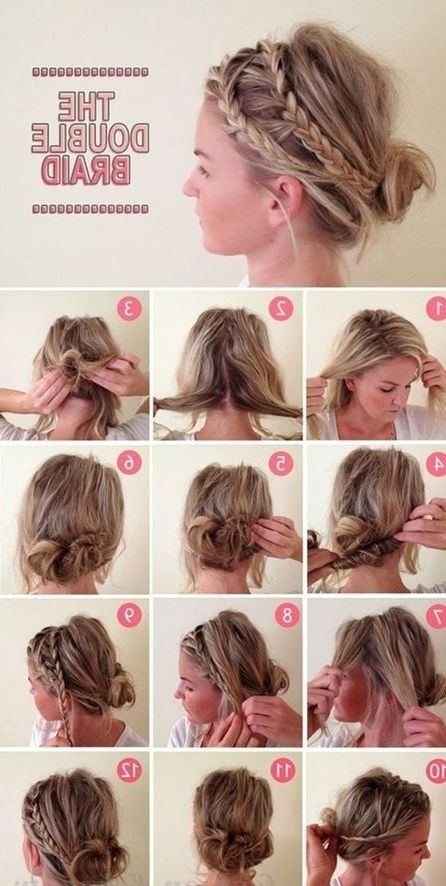 Pull Out Two Pieces At Top Side. Create Back Messy Bun/wrap (View 3 of 25)