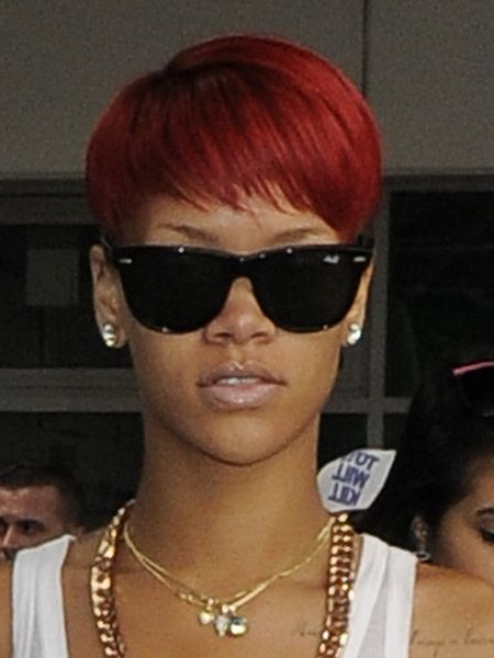 Rihanna Red Pixie Pertaining To Best And Newest Ravishing Red Pixie Hairstyles (View 22 of 25)