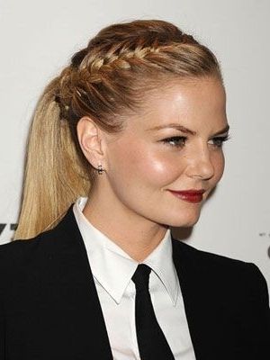 Sleek Strands – Tight Side Braided Ponytail #hair | Hairsyyle Regarding Tight And Sleek Ponytail Hairstyles (View 24 of 25)