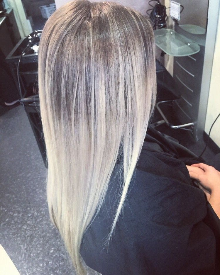 Smokey Blonde. Root Fade Hairtina Yozzi | Hair | Pinterest Intended For Root Fade Into Blonde Hairstyles (Photo 4 of 25)