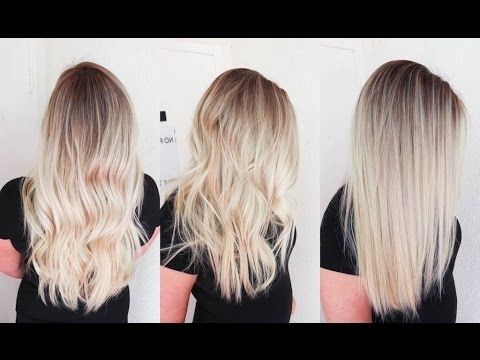 Sunkissed Hair | Smudge Roots And Sombre Balayage Highlights – Youtube Intended For Root Fade Into Blonde Hairstyles (View 13 of 25)