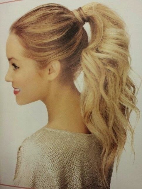 Textured Ponytail Hairstyle – Google Search | Hk | Pinterest In Textured Ponytail Hairstyles (View 2 of 25)