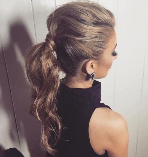 The 20 Most Alluring Ponytail Hairstyles | My Styleshelby J Intended For Black Ponytail Hairstyles With A Bouffant (View 11 of 25)
