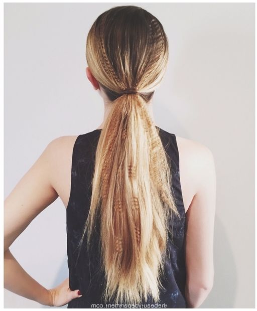 The Beauty Department: Your Daily Dose Of Pretty. – Partially Intended For Crimped Pony Look Ponytail Hairstyles (Photo 14 of 25)