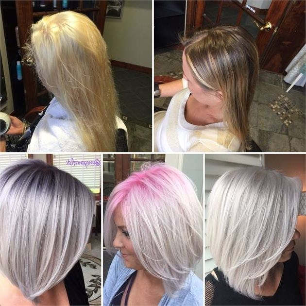 The Journey: Classic Blonde To Pink Root Shadow To Metallic – Career Within Root Fade Into Blonde Hairstyles (View 22 of 25)