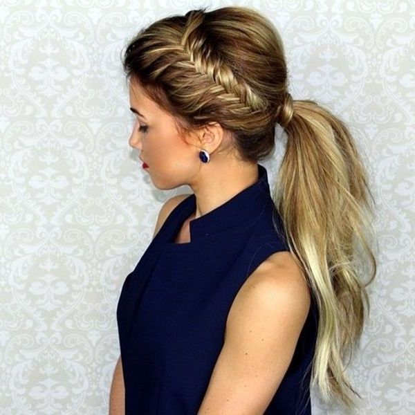 Time Saving Pony Tail Hairstyles For Working Women 34 | Hair We Go Regarding Romantically Messy Ponytail Hairstyles (View 14 of 25)