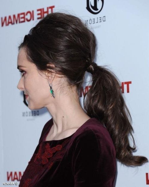 Tutorial: Get Winona Ryder's Retro Bouffant Ponytail Hairstyle In Bouffant Ponytail Hairstyles For Long Hair (View 22 of 25)