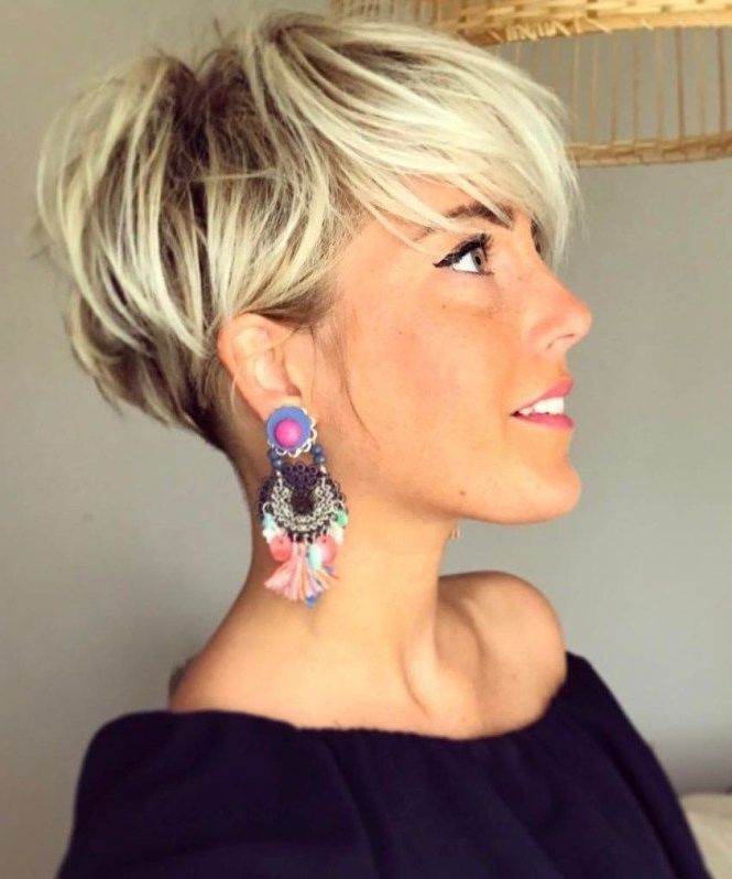 Featured Photo of 25 Best Collection of Undercut Blonde Pixie Hairstyles with Dark Roots