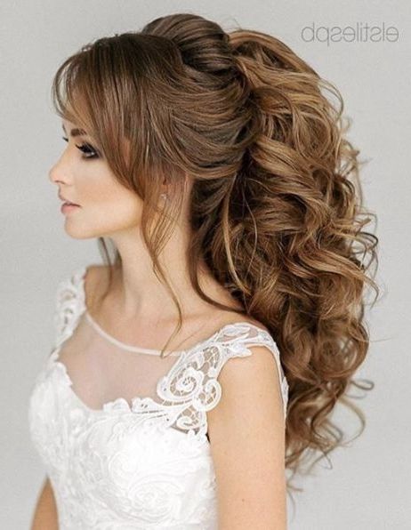 Wedding Hairstyles | Hair | Pinterest | Voluminous Ponytail Pertaining To Neat Ponytail Hairstyles With Voluminous Curls (View 10 of 25)