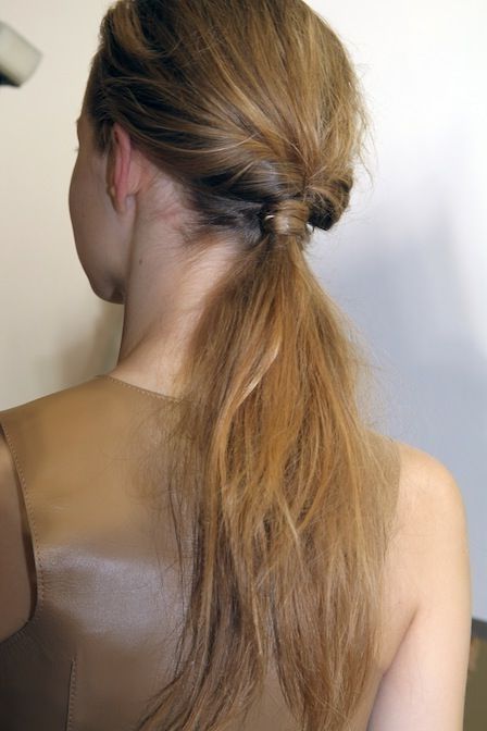Weekend Hair Idea (That Also Sounds Like A 70S Dance Move): The Semi Within Low Twisted Flip In Ponytail Hairstyles (View 4 of 25)