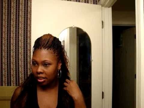 Wet N Wavvy Micro Braid Hairstyle – Youtube Throughout Wavy And Braided Hairstyles (View 12 of 25)