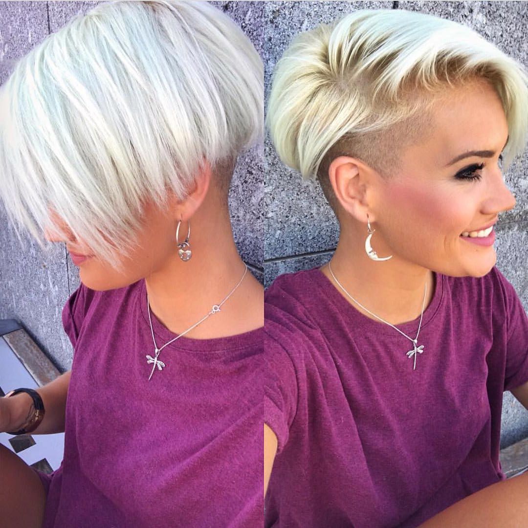 10 Chic Shaved Haircuts For Short Hair – Women Short Hairstyles 2018 Intended For Short Hairstyles With Shaved Sides For Women (View 9 of 25)