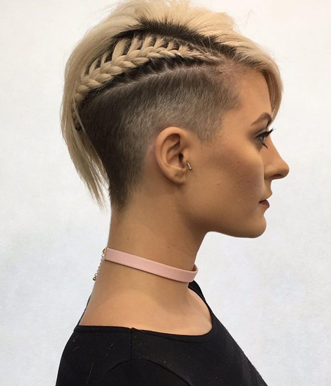 10 Chic Shaved Haircuts For Short Hair – Women Short Hairstyles 2018 Throughout Short Haircuts Edgy (Photo 10 of 25)