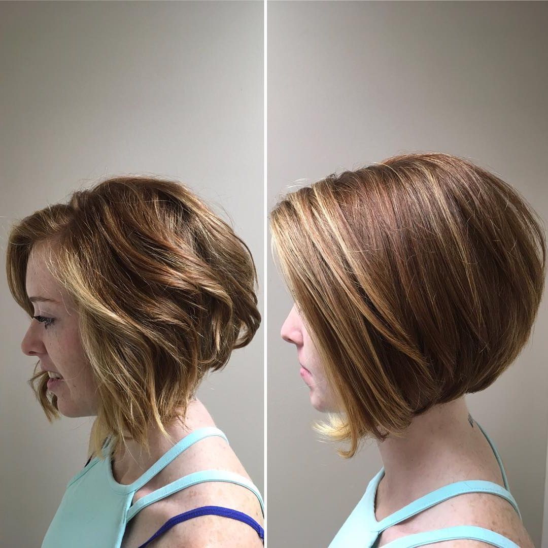 10 Modern Bob Haircuts For Well Groomed Women: Short Hairstyles 2018 In Nape Length Brown Bob Hairstyles With Messy Curls (Photo 22 of 25)