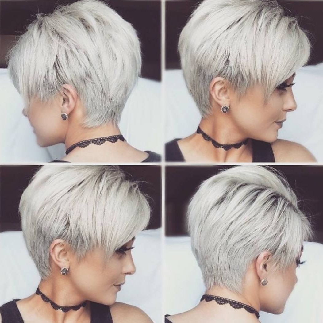 10 New Short Hairstyles For Thick Hair 2018, Women Haircut Ideas With Short Haircuts For Thick Hair With Bangs (View 24 of 25)